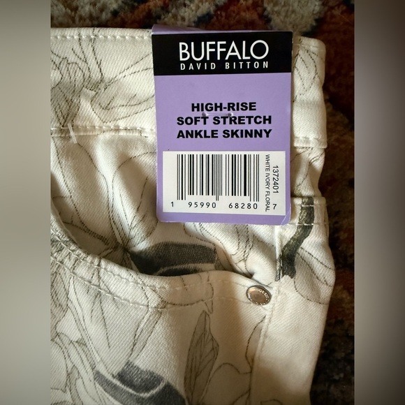 Buffalo David Bitton Havana High Rise Soft Stretch Ankle Skinny Pants 4/27 NWT - Picture 4 of 9